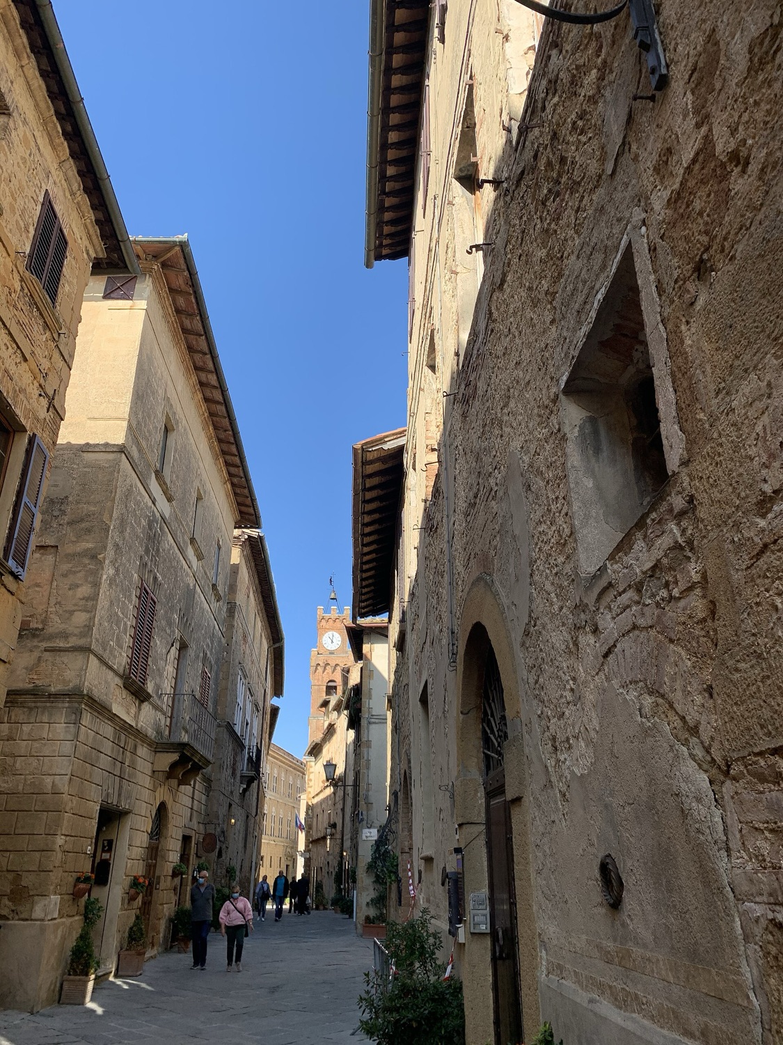 Pienza, vicolo del centro storico